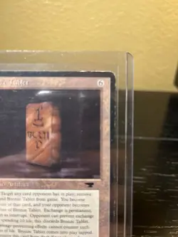 Magic: The Gathering Bronze Tablet Mono Artifact Illustrated by Tom Wanerstrand - Image 2