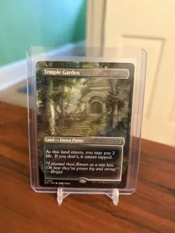 Watery Grave Borderless Foil, Temple Garden Borderless, and Hallowed Fountain - Image 5
