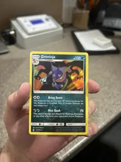 Greninja 117/214 (NM) - Sun & Moon Unbroken Bonds - Holo Rare Pokemon TCG - Image 1