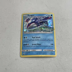 Pokemon TCG 2018 Sun & Moon Celestial Storm Black Star Promo Kyogre SM129 Holo - Image 2