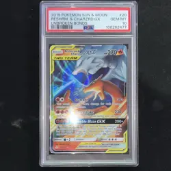 Pokemon Reshiram & Charizard GX Tag Team Unbroken Bonds 20/214 PSA 10 - Image 2
