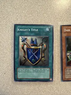 Dark Magician Knight + Knights Title Secret Rare Video Game Promo NM ROD-EN001 - Image 2