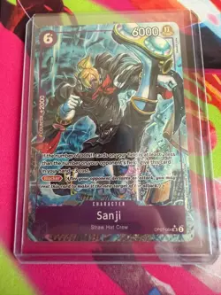 Sanji SR Parallel Alt Art OP07-064 SR - One Piece 500 Years In The Future EN NM - Image 1