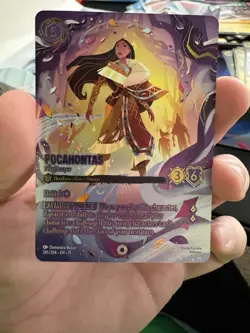 - Disney Lorcana - Pocahontas - Peacekeeper - Winterspell - ICONIC - 241/204 - Image 1