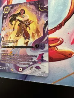 - Disney Lorcana - Pocahontas - Peacekeeper - Winterspell - ICONIC - 241/204 - Image 3