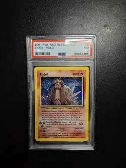 Pokemon Entei Neo Revelation TCG Holo Card 6/64 PSA 7 SWIRL - Image 1