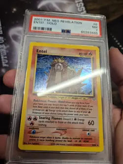 Pokemon Entei Neo Revelation TCG Holo Card 6/64 PSA 7 SWIRL - Image 3