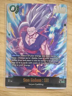 Son Gohan: SH FB07-121 Secret Rare Dragon Ball Super Fusion World Tcg Card Dbz - Image 1
