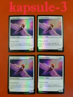 4x Seraph of Dawn | FOIL | Commander Legends | MTG Magic Cards - Image 1