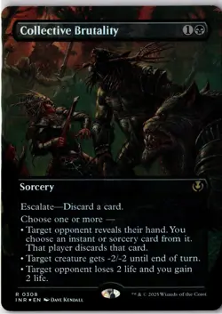 Collective Brutality #0308 - Borderless (Foil) (INR) Innistrad Remastered - Image 1