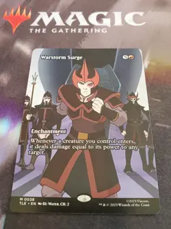 Mtg. Warstorm Surge. Borderless. Avatar: The Last Airbender. Pack Fresh - Image 1