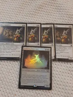 Hare Apparent X4 Non Foil Foundations N Enduring Innocence Foil Magic MTG NP - Image 1