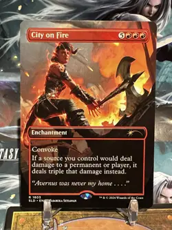 MTG | City On Fire [Secret Lair DND] NF - Image 1