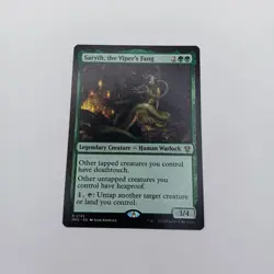 Saryth, the Viper's Fang MTG Rare Murders of Karlov Manor Commander Green Human - Image 1