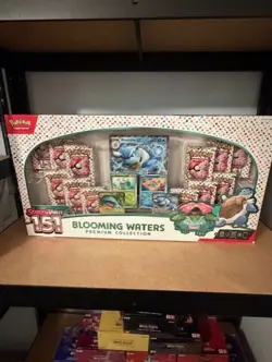 Pokemon TCG 151 Blooming Waters Premium Collection Box, Sealed - Image 1