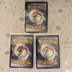 3 cards - Leafeon 10 Vaporeon 24 Jolteon 28 ex XY Generations NM Pokemon Cards - Image 2