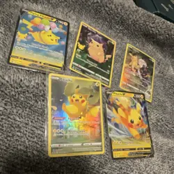 Pokemon Celebrations Pikachu Holo Full Art Lot - 5 Cards - English - Image 1