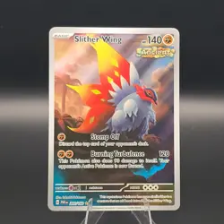 Pokemon TCG - Slither Wing 203/182 SV04: Paradox Rift Illustration Rare NM - Image 1
