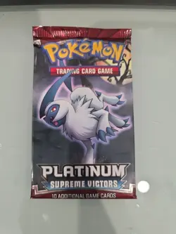 Pokemon Platinum Supreme Victors Booster Pack New Factory Sealed Absol Art - Image 1