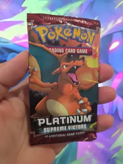 Pokemon Platinum Supreme Victors Booster Pack New Factory Sealed Charizard Art - Image 4