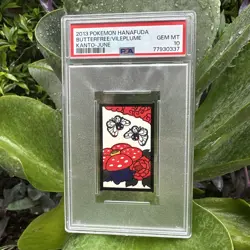 2013 Pokemon Hanafuda Kanto-June Butterfree Vileplume PSA 10 GEM MINT - Image 1