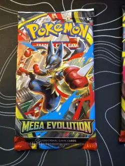 Pokemon TCG: 5- Mega Evolution Booster Packs. Not Resealed. No BS - Image 4