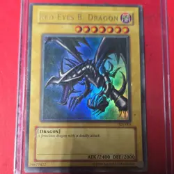 Konami Yu-Gi-Oh! Red-Eyes B. Dragon SDJ-001 Ultra Rare Holo 1st Ed Starter Deck - Image 1