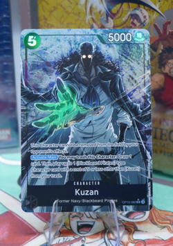 One Piece TCG English OP10-082 Kuzan Alt Art Parallel Royal Blood SR English - Image 1