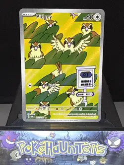 Pokemon Card Pidgey 207/197 Obsidian Flames Holo Illustration Rare Near Mint - Image 1