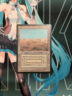 MTG Magic the Gathering Scrubland Italian Foreign Black Border FBB - Image 1