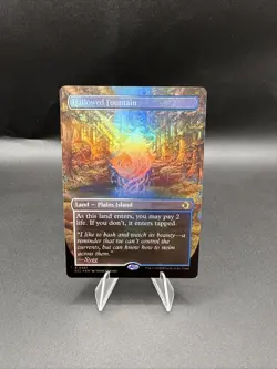 Hallowed Fountain (Borderless) | 347 | MTG | Lorwyn Eclipsed | Foil - Image 1