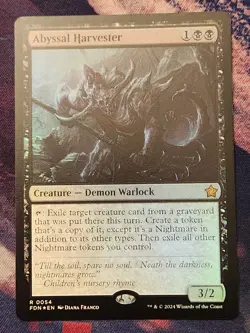MTG Foundations - Abyssal Harvester Foil NM - Image 1
