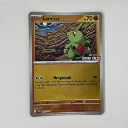 Larvitar Promo 233/SV-P Holo Scarlet & Violet Special Stamped Pokemon TCG IN - Image 1