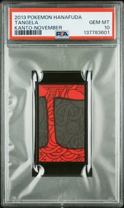 2013 POKEMON HANAFUDA KANTO NOVEMBER TANGELA PSA 10 - Image 1