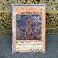 Yugioh Arcanite Magician/Assault Mode CRMS-EN021 Ultimate Rare 1st Edition NM - Image 1