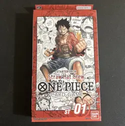 One Piece TCG Factory Sealed Starter Deck ST-01 Straw Hat Crew English Edition 811039038366 - Image 1