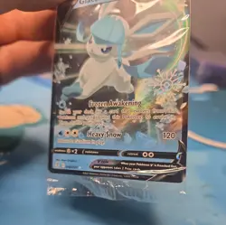 Pokemon TCG Glaceon V 2023 Holiday Advent Snowflake Stamp Promo 040/203 Sealed - Image 4