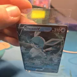 Pokemon TCG Glaceon V 2023 Holiday Advent Snowflake Stamp Promo 040/203 Sealed - Image 5