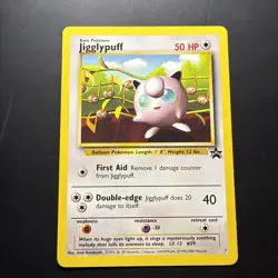[NM] Pokemon TCG Jigglypuff Black Star Promo Card WOTC No.7 Vintage 1999 [D] - Image 1