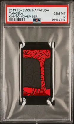 2013 POKEMON HANAFUDA KANTO NOVEMBER TANGELA PSA 10 - Image 1