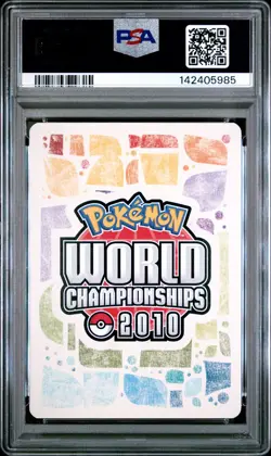 2010 POKEMON WORLD CHAMPIONSHIPS PROMO #98 POKEMON COMMUNICATION PSA 9 - Image 2