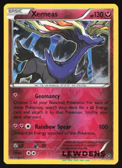 Xerneas - 81/114 - Reverse Holo Rare - XY Steam Siege - Pokemon - Image 1