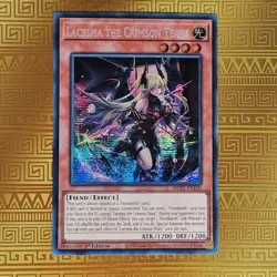 Lacrima the Crimson Tears MP25-EN100 Prismatic Secret Rare 1st Ed NM Yu-Gi-Oh - Image 1