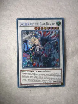 BPRO-EN041 Ecclesia and the Dark Dragon Secret Rare 1st Edition YuGiOh NEW! - Image 1