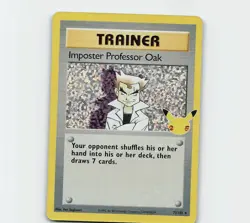 Imposter Professor Oak Holo - Celebrations 25th 73/102 - Rare Pokemon Card - Image 1