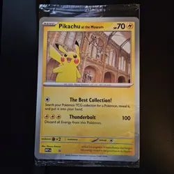 Pokemon Pikachu At The Museum Jumbo Card Sealed - Image 1
