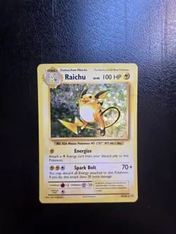 Raichu 36/108 Holo Rare XY Evolutions Pokemon Card – NM - Image 1