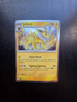 Jolteon SVP 169 Prismatic Evolutions Cosmo Holo Promo Pokemon Card - NM - Image 1