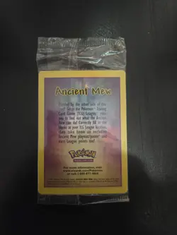 Ancient Mew SEALED Pokemon 2000 Movie Promo Holo Card - RARE NM - Image 2