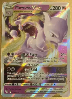 Mewtwo V Star 31 /78 Holo Holographic Full Art Rare Pokemon Go Card Set NM/M - Image 1